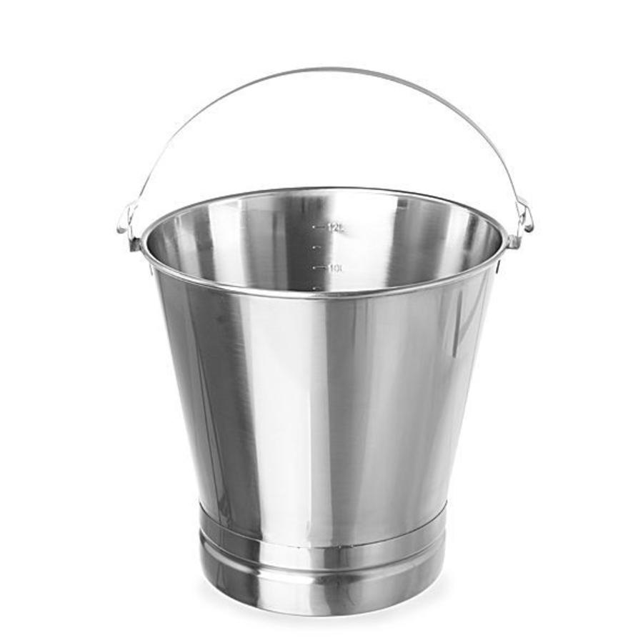 Pail (Bucket) without cover, Stainless Steel
